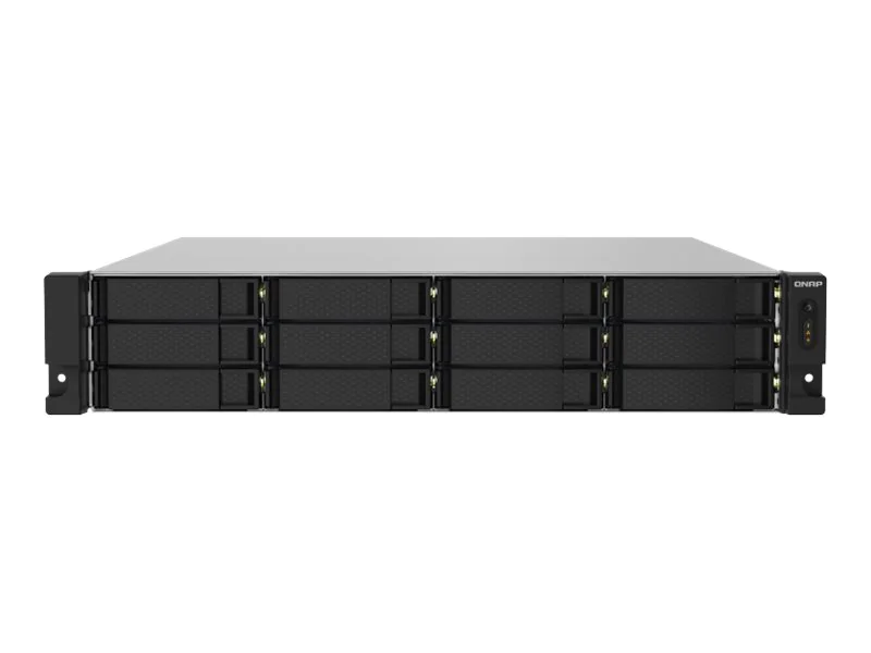 QNAP TS-1232PXU-RP - NAS-Server - 12 Schächte - Rack - einbaufähig - SATA 6Gb/s - RAID RAID 0, 1, 5, 6, 10, 50, 60, JBOD - RAM 4 GB - Gigabit Ethernet / 2.5 Gigabit Ethernet / 10 Gigabit Ethernet - iSCSI Support - 2U