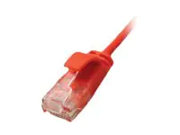 Roline Green - Patch-Kabel - RJ-45 (M) zu RJ-45 (M) - 5 m - UTP - CAT 6a - halogenfrei, geformt, ohne Haken, verseilt - Rot