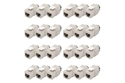 Digitus Professional DN-93617-24 - Modulare Eingabe - CAT 6a - STP - RJ-45 (Packung mit 24)