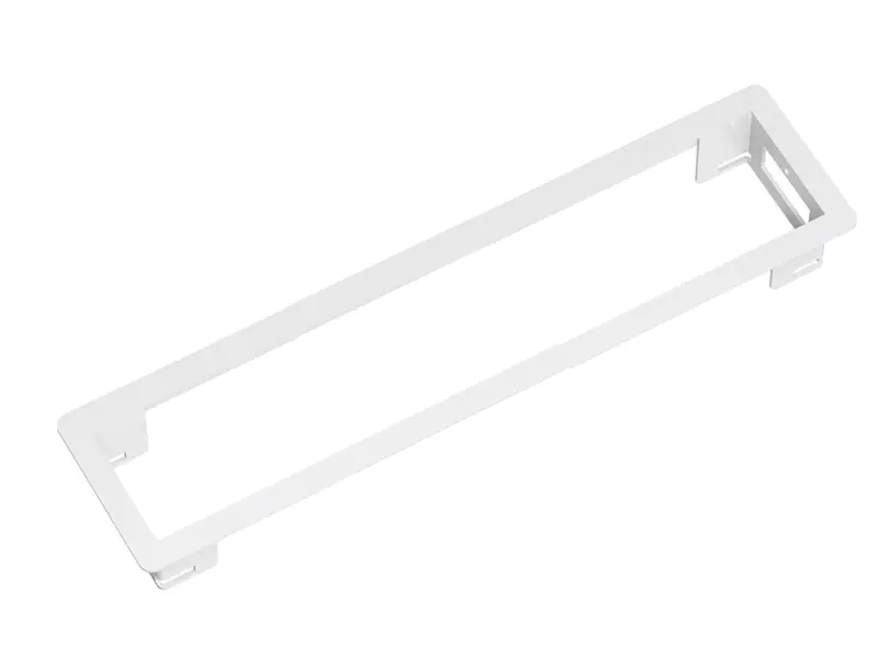 Bachmann - Rahmen für Steckdosenleiste - weiß, RAL 9010