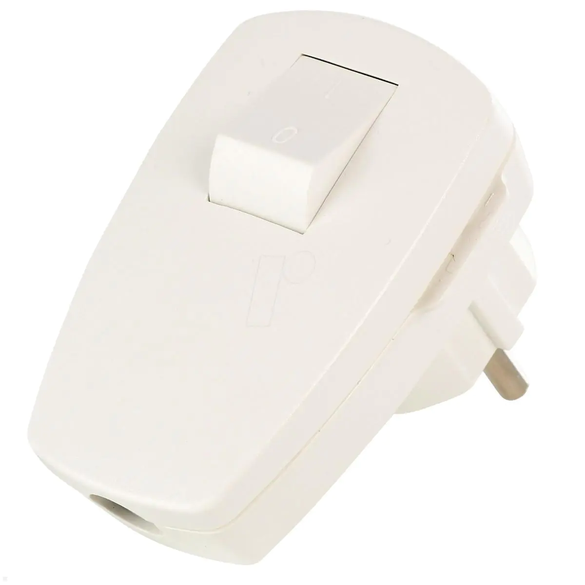 Bachmann - Netzanschluss - 2-polig (M) rechtwinklig - 250 V - 16 A - weiß