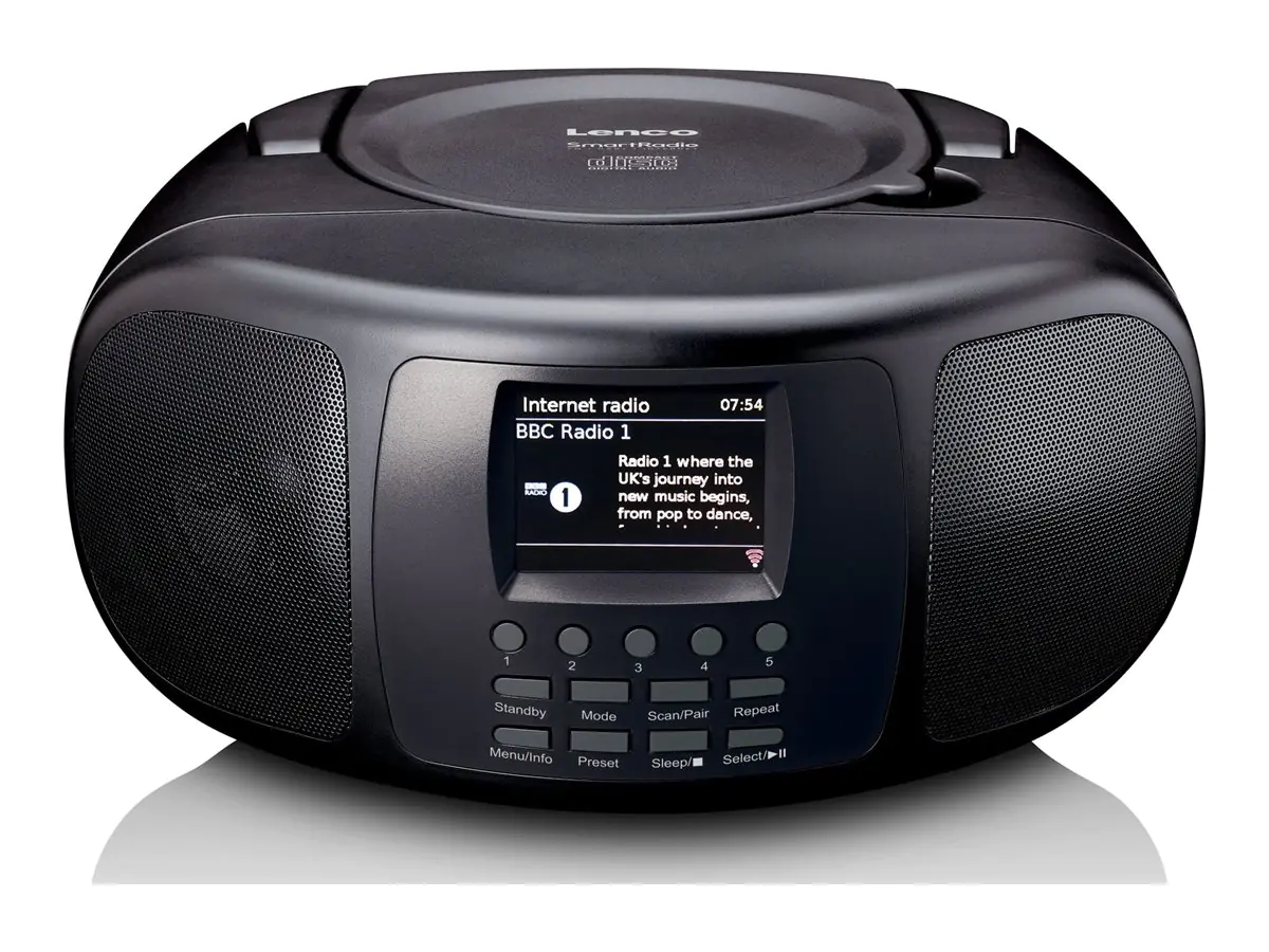 Lenco SCD-6000 - Ghettoblaster - 4 Watt - Schwarz