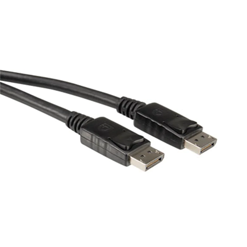 VALUE - DisplayPort-Kabel - DisplayPort männlich zu DisplayPort männlich - 2 m - abgeschirmt - Schwarz