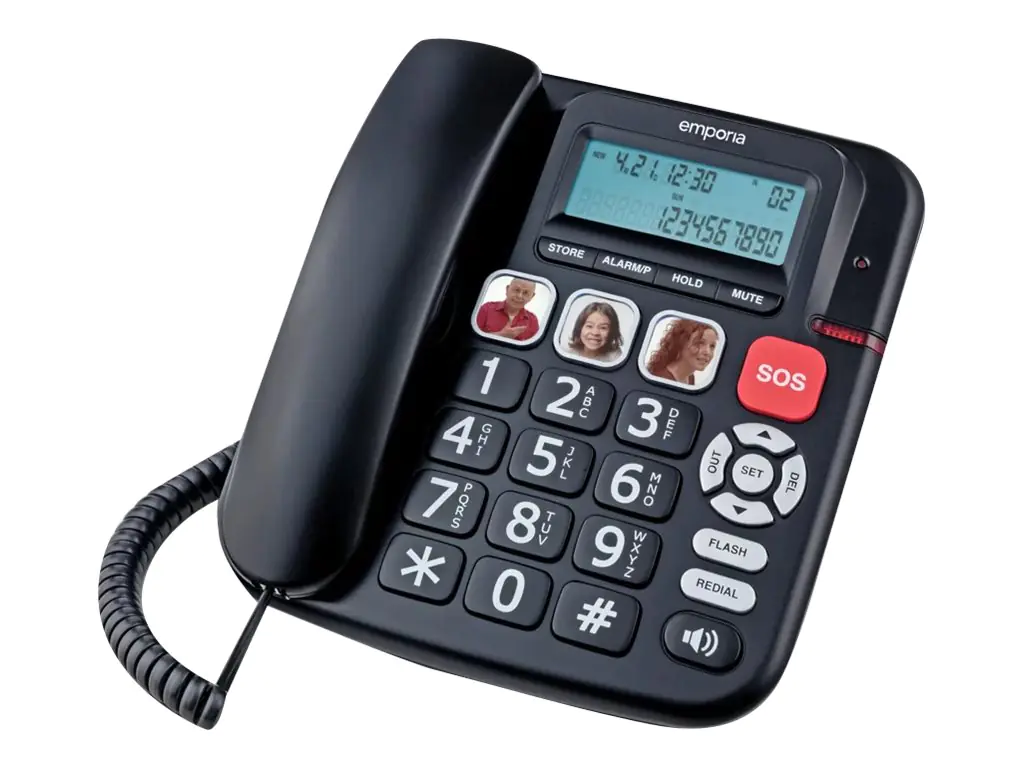 Emporia KFT20 - Telefon mit Schnur - dreiweg Anruffunktion