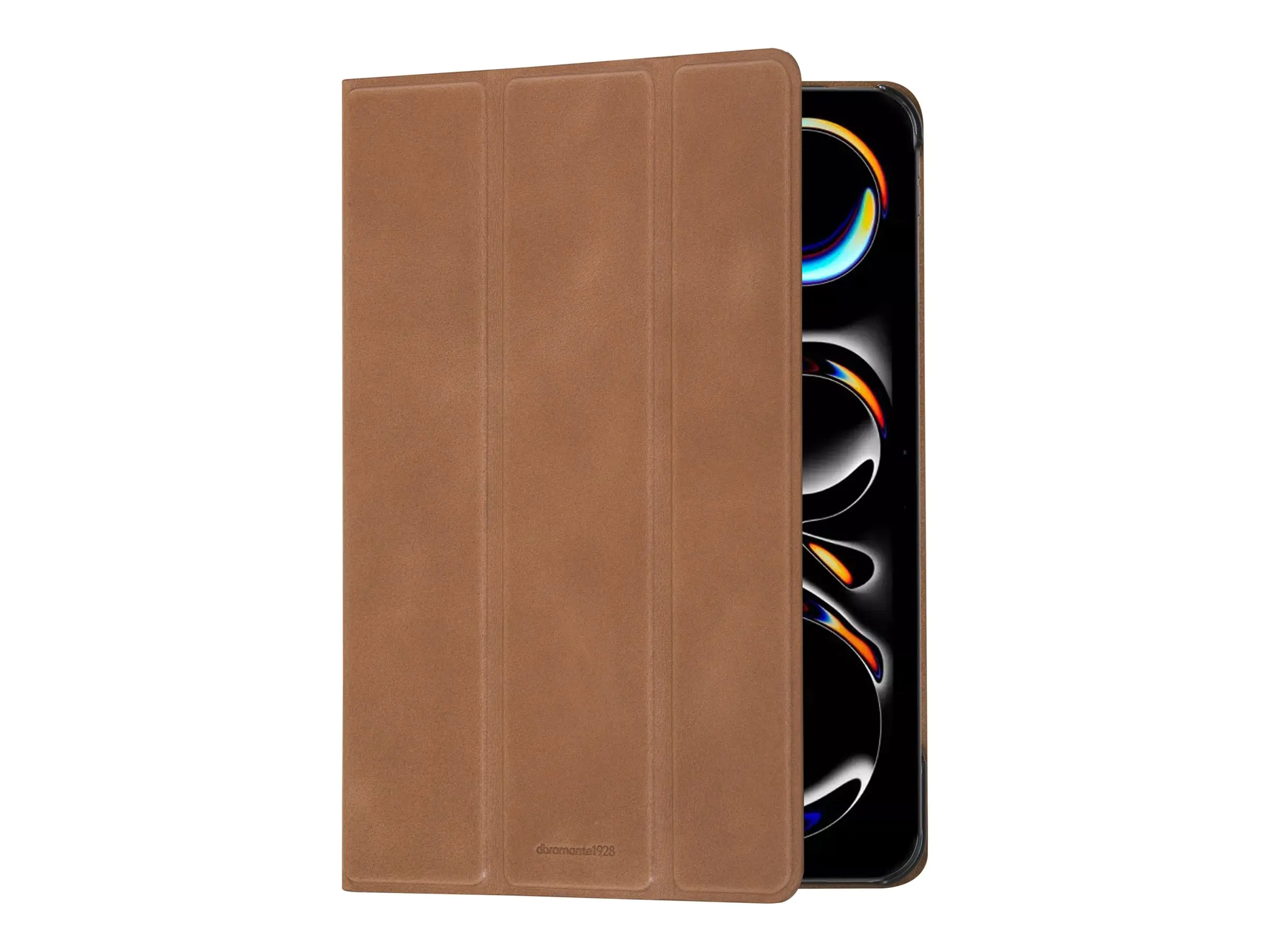 dbramante1928 Risskov - Flip-Hülle für Tablet - genarbtes Leder - Hellbraun - für Apple 11-inch iP