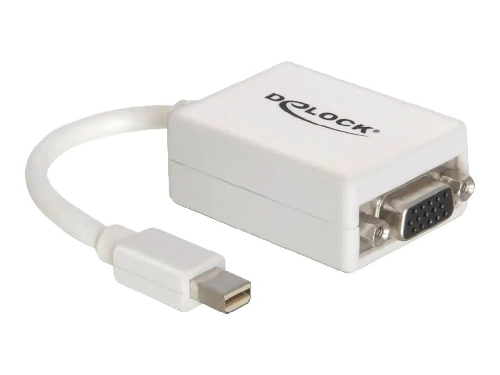 Delock - VGA-Adapter - Mini DisplayPort (M) zu HD-15 (VGA) (W) - 18 cm