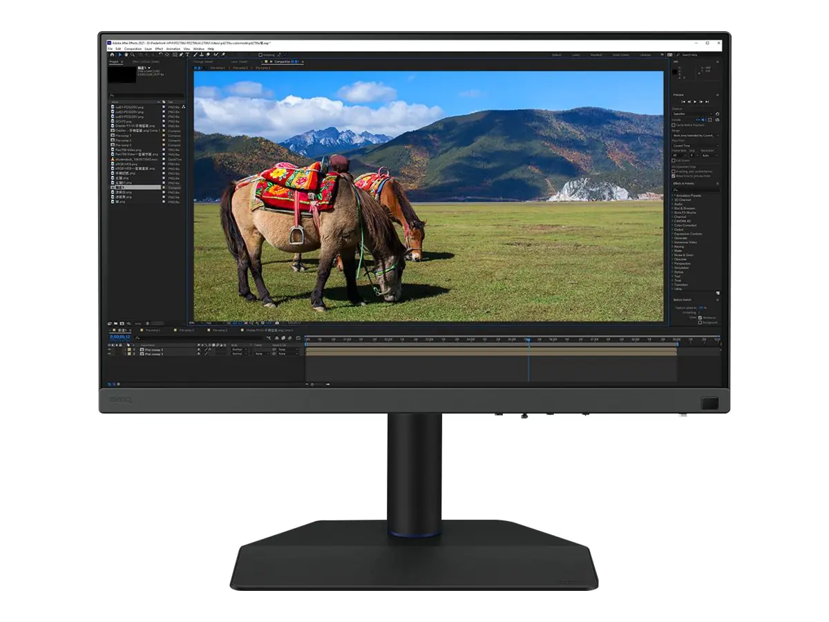 BenQ SW272U - SW Series - LED-Monitor - 68.6 cm (27") - 3840 x 2160 4K @ 60 Hz - IPS - 400 cd/m² - 1000:1 - HDR10, HLG - 5 ms - 2xHDMI, DisplayPort, USB-C