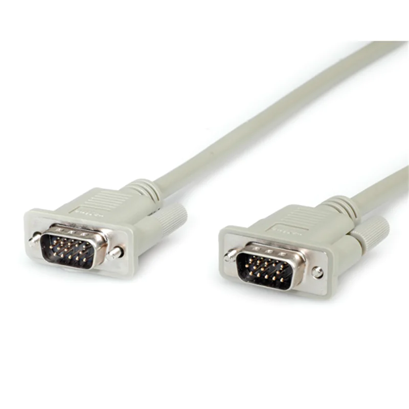 Roline - VGA-Kabel - HD-15 (VGA) (M) zu HD-15 (VGA) (M) - 3 m - Daumenschrauben