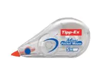 BIC Tipp-Ex Mini Pocket Mouse - Korrekturrolle - 5 mm x 5 m - transparenter Spender (Packung mit 10) 8221362