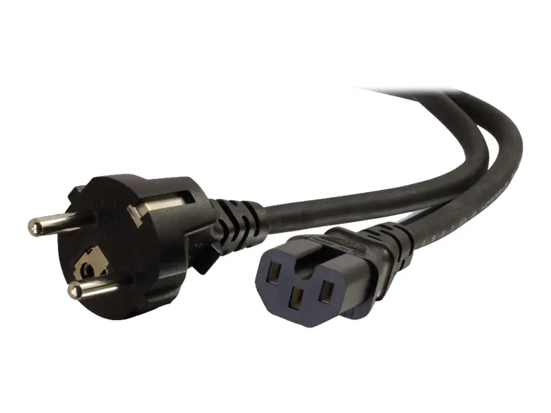 C2G 250 Volt Hot Condition European Power Cord - Spannungsversorgungs-Verlängerungskabel - power CEE 7/7 (M) 80638