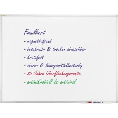 Franken Schreibtafel X-tra! Line SC3805 antimikrobiell 180x120cm