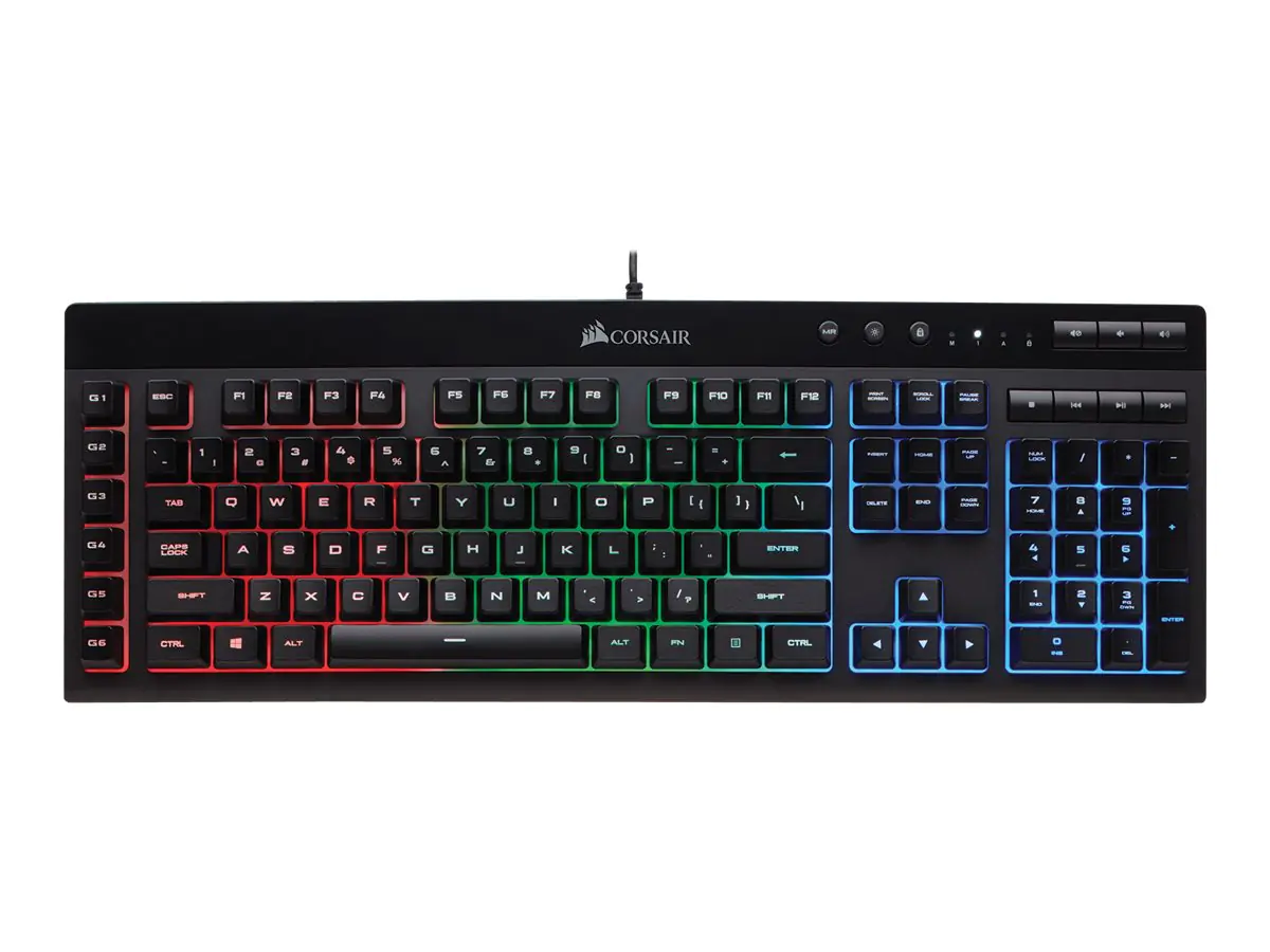 Corsair Gaming K55 RGB - Tastatur - backlit - USB - Deutsch