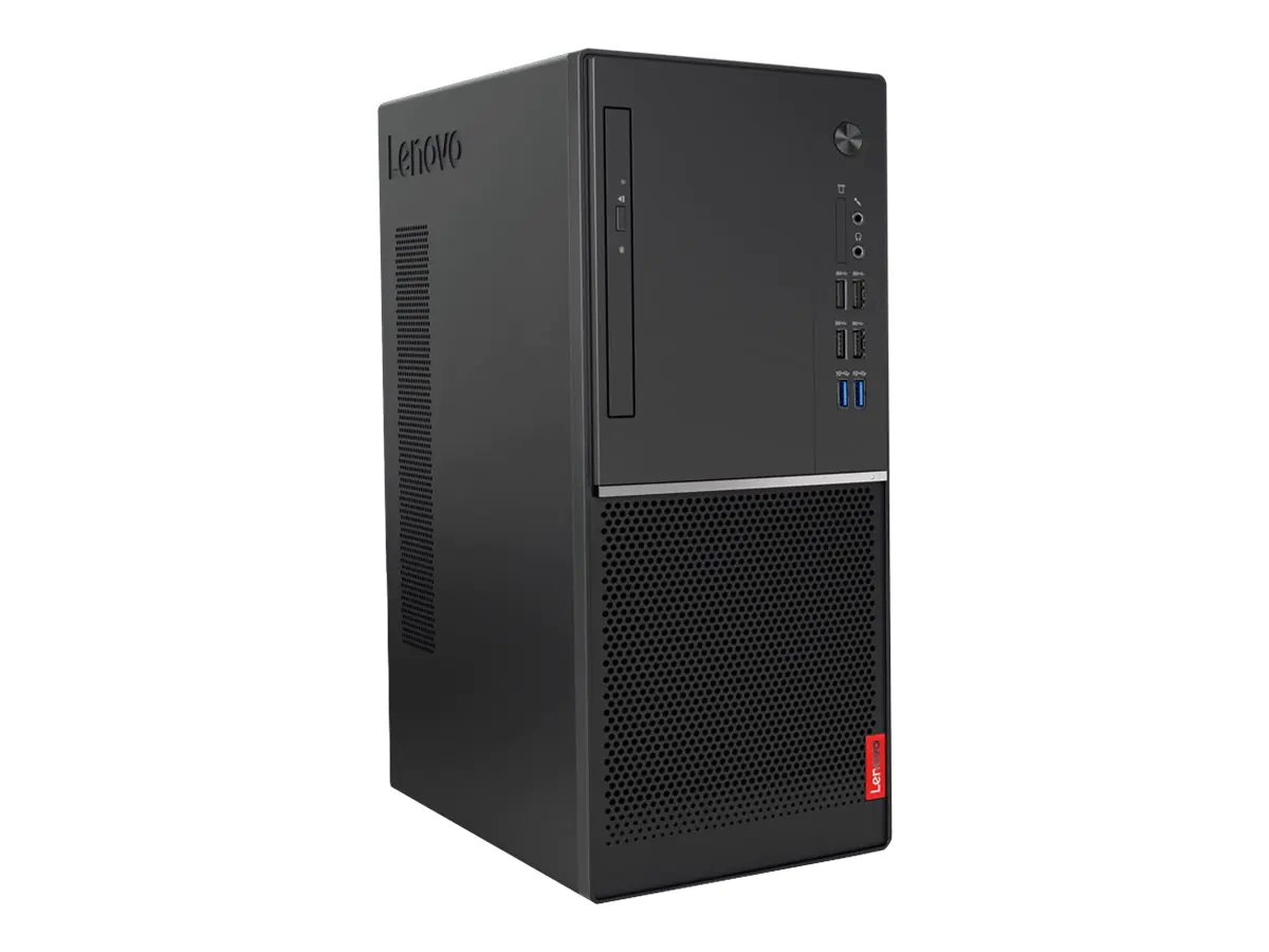 Lenovo V530-15ICR 11BH - Tower - Core i3 8100 / 3.6 GHz - RAM 8 GB - SSD 256 GB - TCG Opal Encryption - DVD-Writer - UHD Graphics 630 - GigE - WLAN: Bluetooth 4.0, 802.11a/b/g/n/ac - Win 10 Pro 64-Bit - Monitor: keiner - Tastatur: Deutsch - Schwarz - TopS