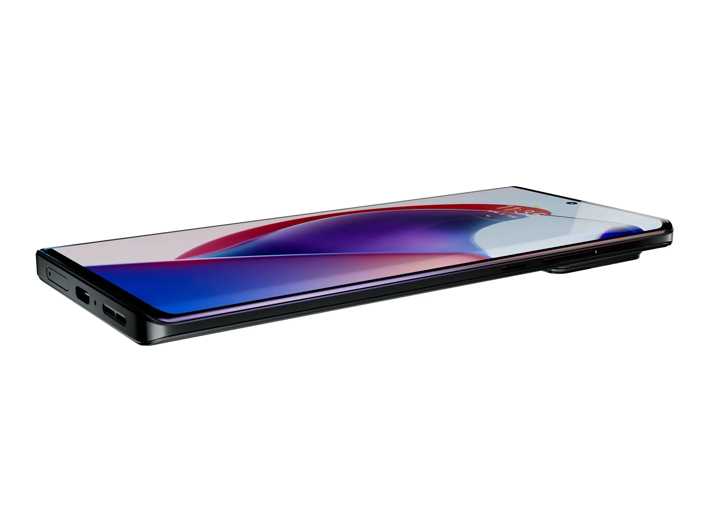 Motorola Edge 30 Ultra - 5G Smartphone - Dual-SIM - RAM 12 GB / Interner Speicher 256 GB - pOLED-Display - 6.67" - 2400 x 1080 Pixel (144 Hz) - Triple-Kamera 200 MP, 50 MP, 12 MP - front camera 60 MP - Interstellar Black