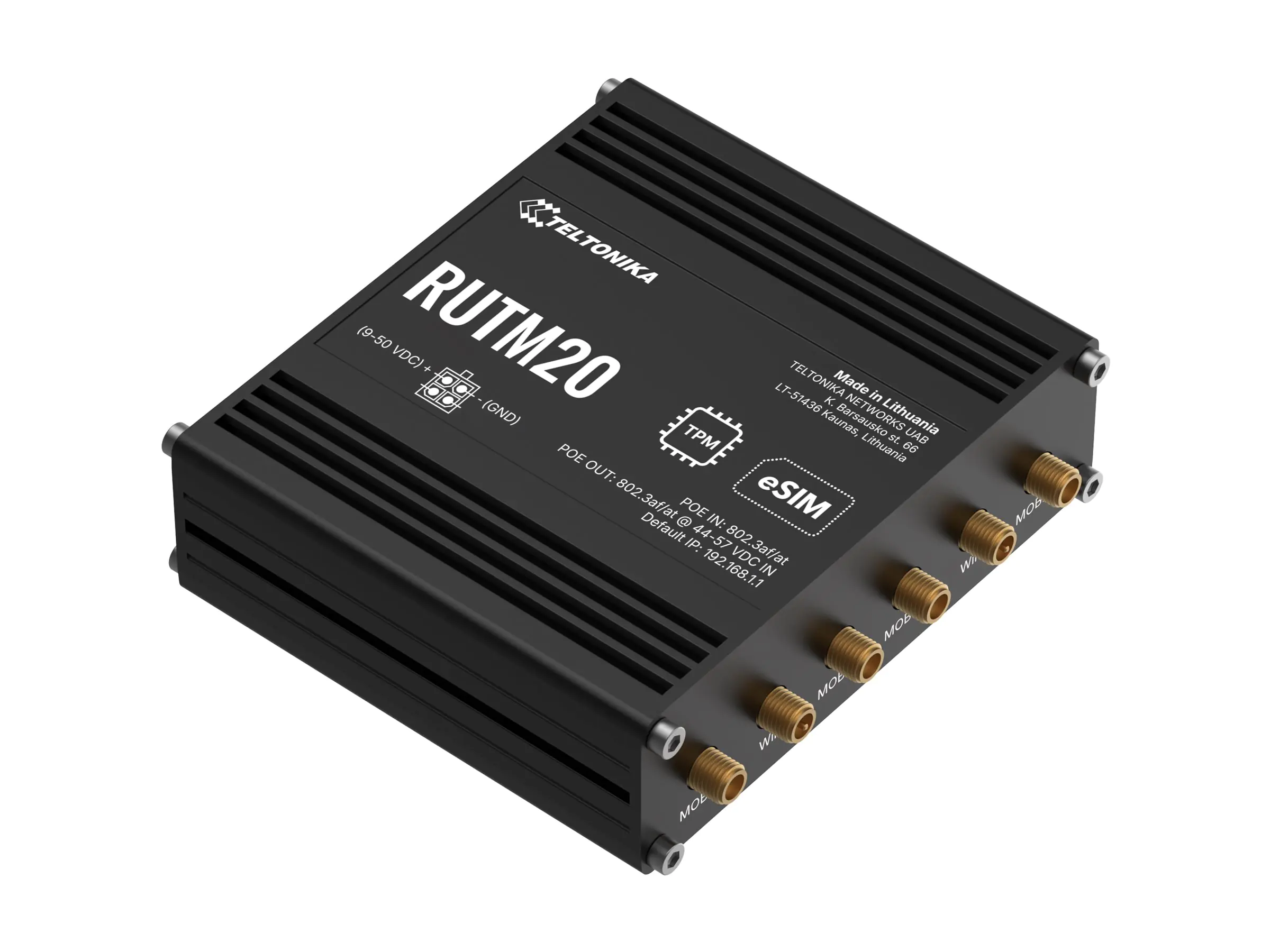 Teltonika RUTM20 - Wireless Router - WWAN 2-Port -Switch