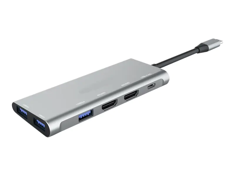 Cablexpert A-CM-COMBO3-01 - Dockingstation - USB-C 3.1 - 2 x HDMI