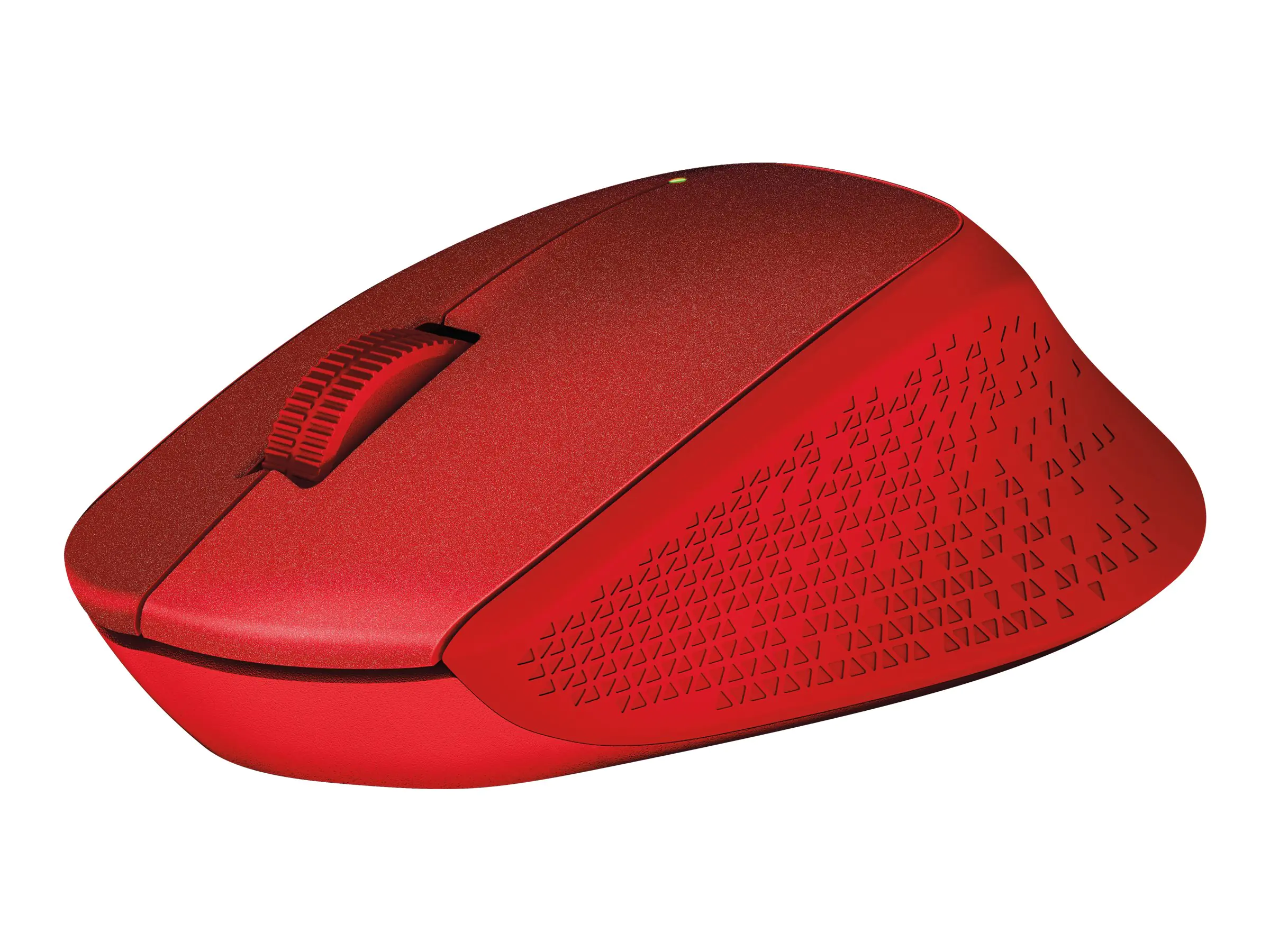 Logitech M330 SILENT PLUS - Maus - 3 Tasten - kabellos - 2.4 GHz - kabelloser Empfänger (USB) - Rot