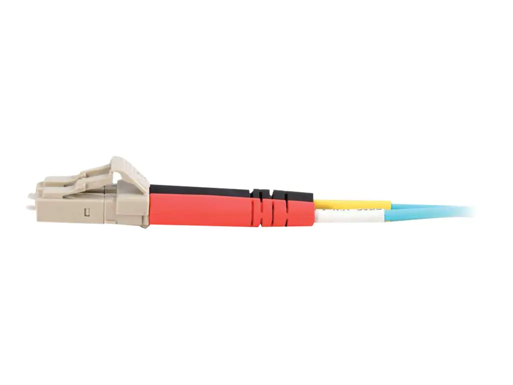 C2G LC-LC 10Gb 50/125 OM3 Duplex Multimode PVC Fiber Optic Cable (LSZH) - Netzwerkkabel - LC Multi-Mode (M) zu LC Multi-Mode (M) - 5 m - Glasfaser - Duplex - 50/125 Mikrometer - OM3 - halogenfrei - Aquamarin