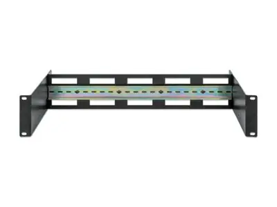 Intellinet Rack-Schienen-Kit - einstellbar - Schwarz, RAL 9005 - 2U - 48.3 cm (19") 716345