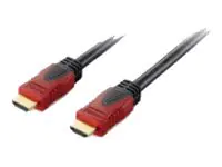 equip High Speed HDMI Cable with Ethernet - HDMI-Kabel mit Ethernet - HDMI männlich zu HDMI männlich - 2 m - Schwarz