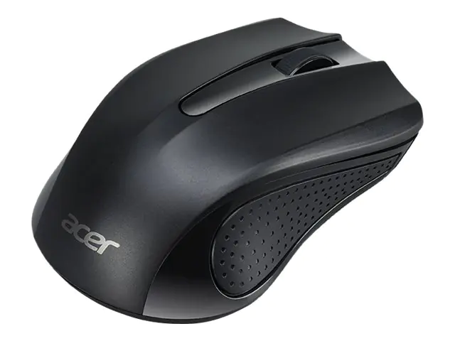 Acer AMR910 - Maus - optisch - kabellos - 2.4 GHz - kabelloser Empfänger (USB) - Schwarz - retail - für Aspire C 22; Chromebook 51X; TravelMate Spin B3; Veriton Essential N VEN2580; Veriton N4