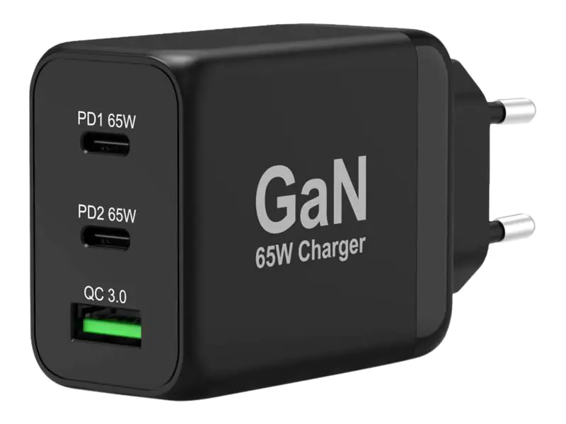 PORT Designs PORT Connect - Netzteil - GaN-Technologie - 65 Watt - 3.25 A - QC 3.0, PD 3.