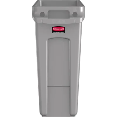 Rubbermaid Abfallbehälter Slim Jim 1971258 60l grau