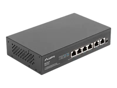 Lanberg RSFE-4P-2FE-60 - Switch - unmanaged - 2 x 10/100 (Uplink)