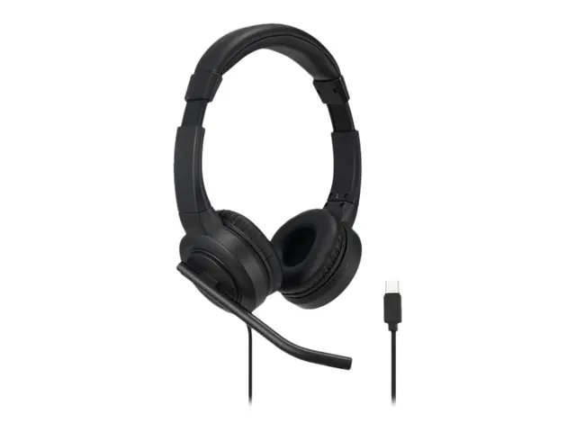 Kensington H1000 - Headset - On-Ear - kabelgebunden - USB-C - Schwarz