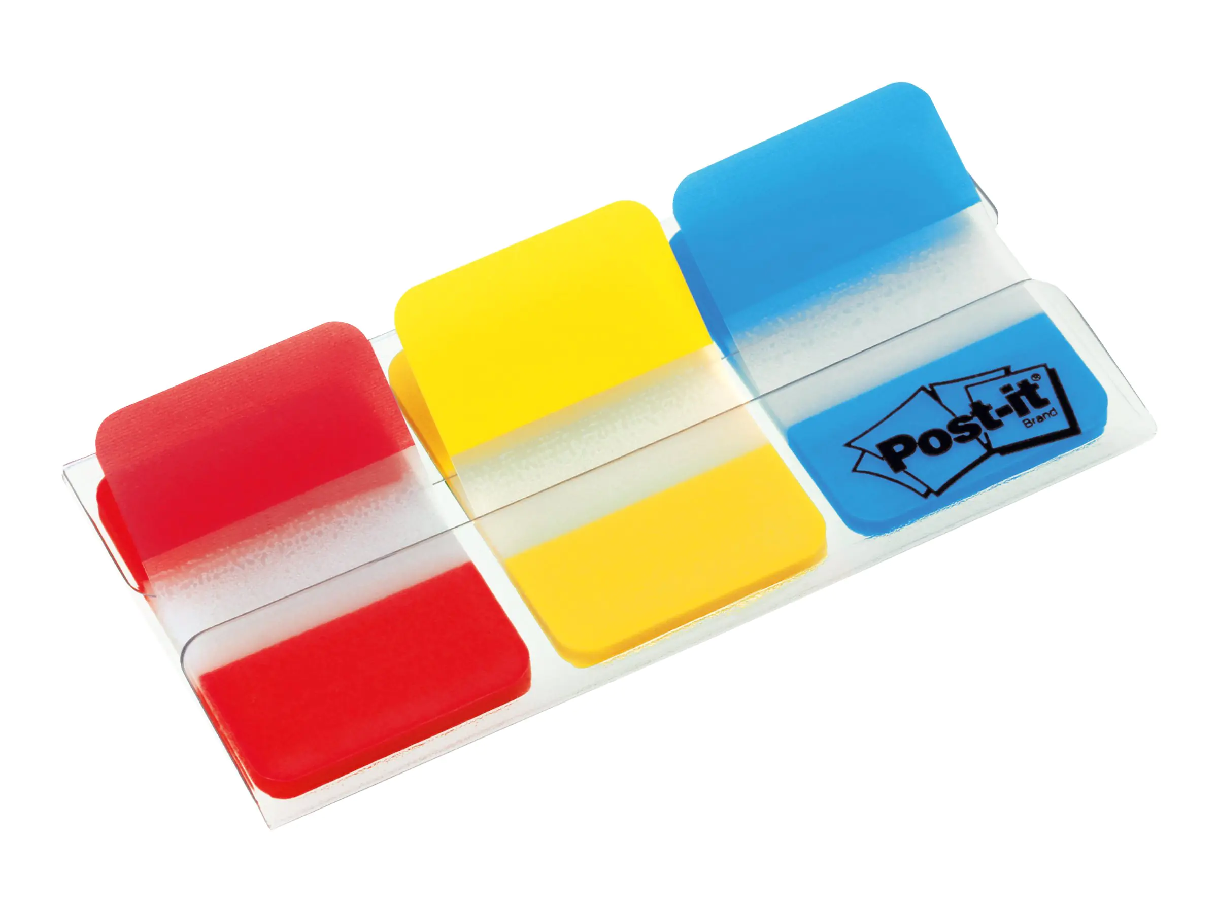 3M Post-it Index 686-RYB - Haftstreifen mit Spender - 25.4 x 38.1 mm - 66 Blatt (3 x 22)