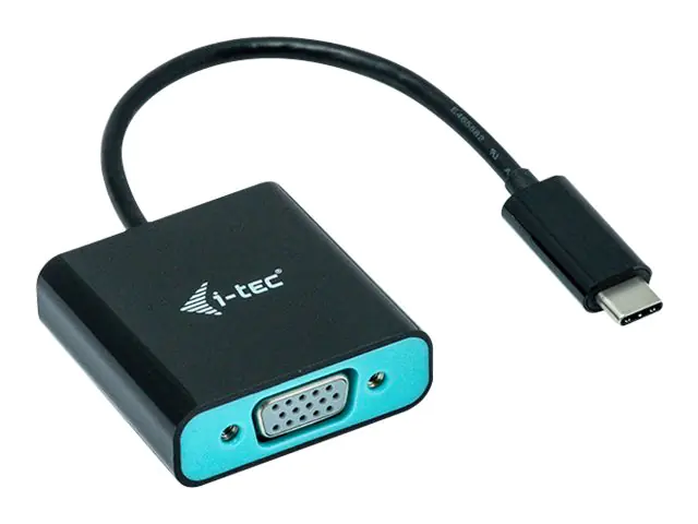 i-Tec USB-C VGA Adapter - Externer Videoadapter - USB-C - VGA