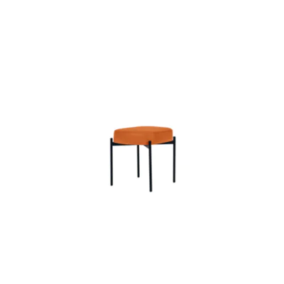 Paperflow Sitzbank GAIA 49 x 45,5 x 38 cm (B x H x T) Werkstoff des Bezuges: Kunstleder (79 % PVC, 21 % PES) Werkstoff der Sitzfläche: Spanplatte orange