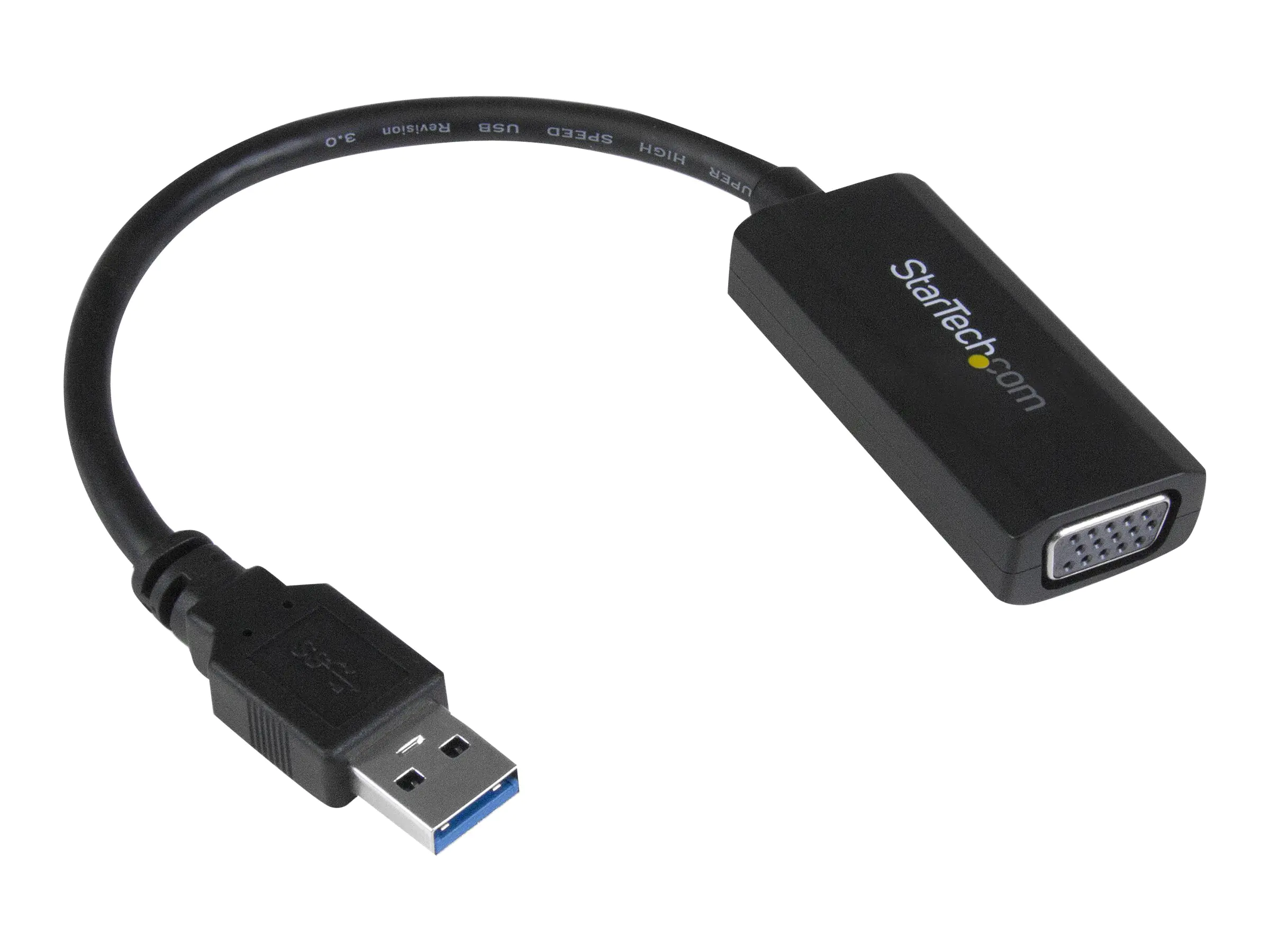 StarTech USB 3.0 auf VGA Adapter / Konverter mti on-board driver - 1920x1200 - USB/VGA-Adapter - USB Typ A (M) zu HD-15 (VGA) (W) - USB 3.0 - 19.5 m - 1920 x 1200 (WUXGA) Support - für P/N: MXT101MM