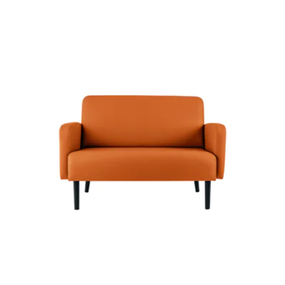 Paperflow Sofa easyChair LISBOA 1.760 x 830 x 815 cm (B x H x T) Kunstleder (79 % PVC, 21 % PES) orange