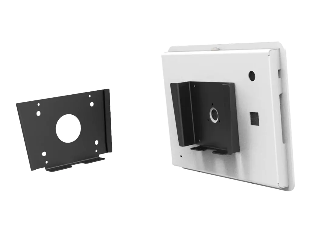 Compulocks Wall Mount Bracket Cable Management - Klammer für Gehäuse - hochwertiges Aluminium - Schwarz - Montageschnittstelle: 100 x 100 mm - Wandmontage, Oberflächenmontage