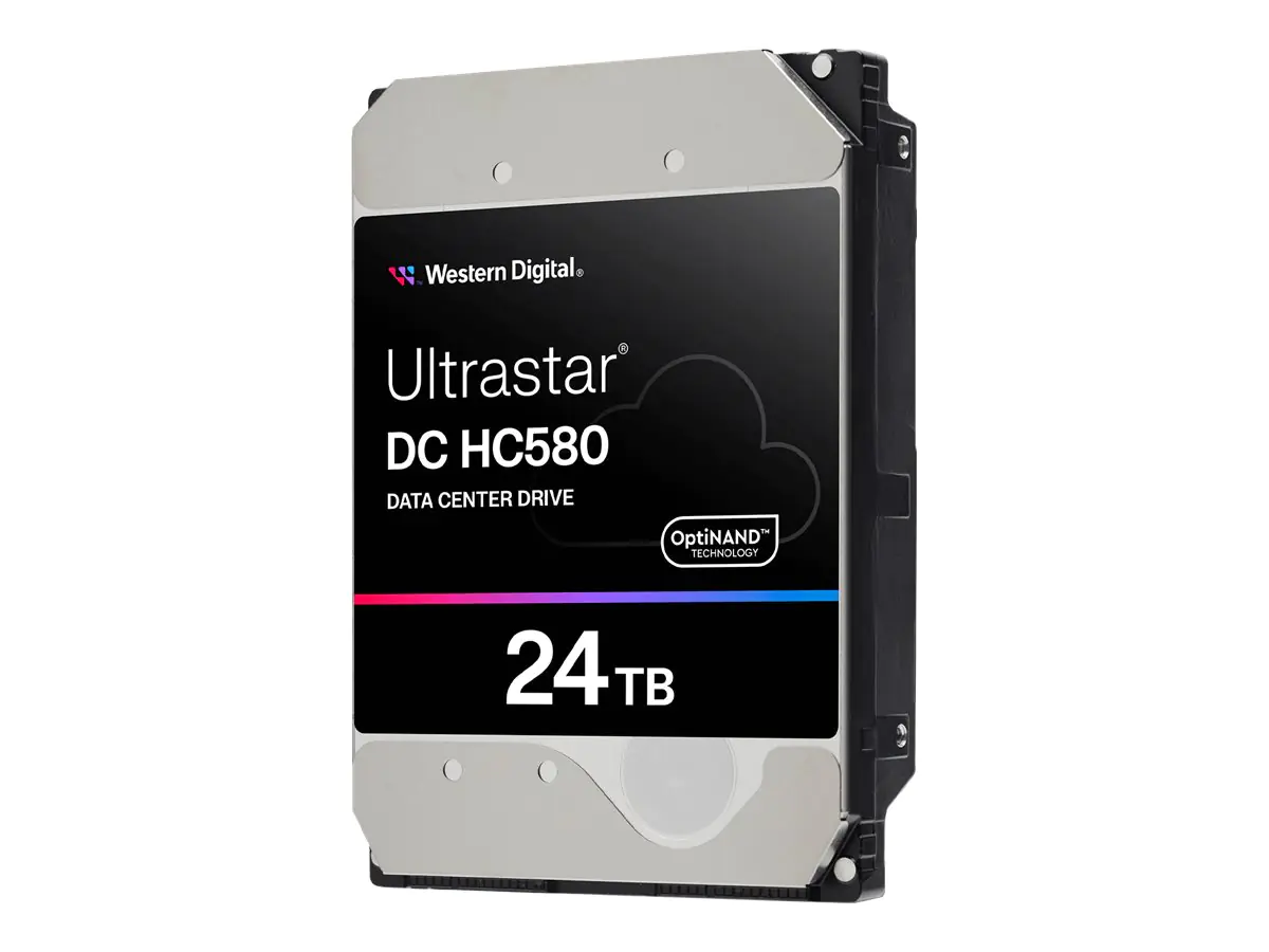 WD Ultrastar DC HC580 WUH722424ALE6L4 - Festplatte - 24 TB - intern - 3.5" (8.9 cm) - SATA 6Gb/s - 7200 rpm - Puffer: 512 MB