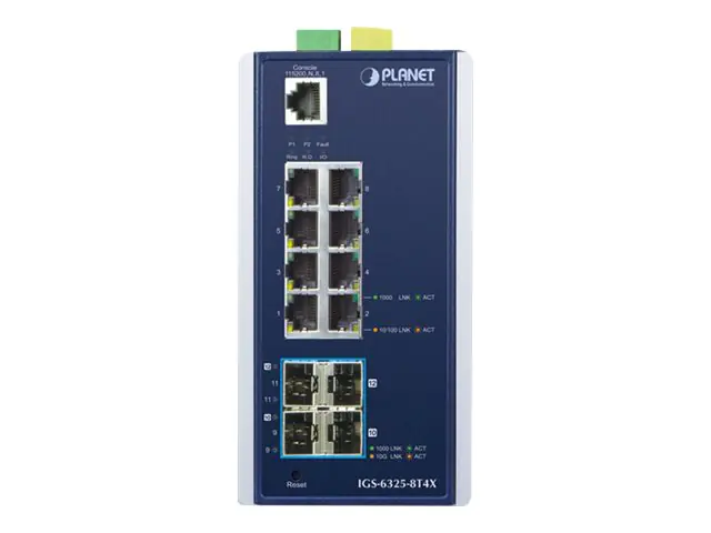 Planet IGS-6325-8T4X - Switch - L3 - managed