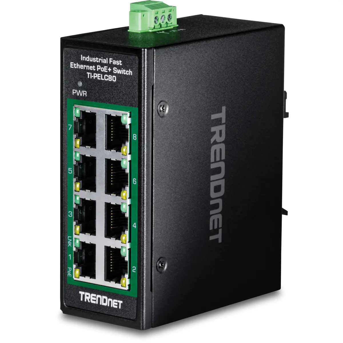 TRENDnet 8-PORT INDUSTRIAL FAST ETHERNE - Switch - 8-Port