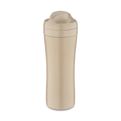 Koziol Trinkflasche OASE 0,425l TPE Kunststoff nature desert sand