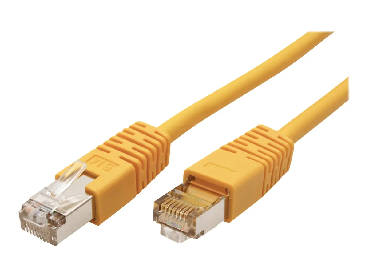 Roline - Patch-Kabel - RJ-45 (M) zu RJ-45 (M) - 2 m - SF/UTP - CAT 5e - geformt - Gelb