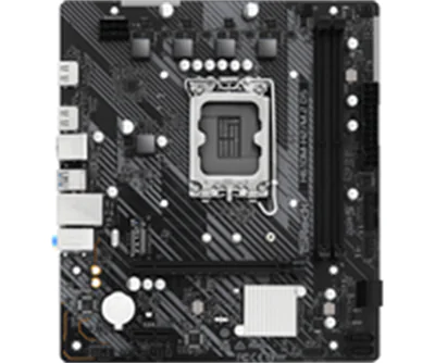 ASRock H610M-H2/M.2 D5 - Motherboard - micro ATX - LGA1700-Sockel - H610 Chipsatz - USB 3.2 Gen 1 - Gigabit LAN - Onboard-Grafik (CPU erforderlich) - HD Audio (8-Kanal)