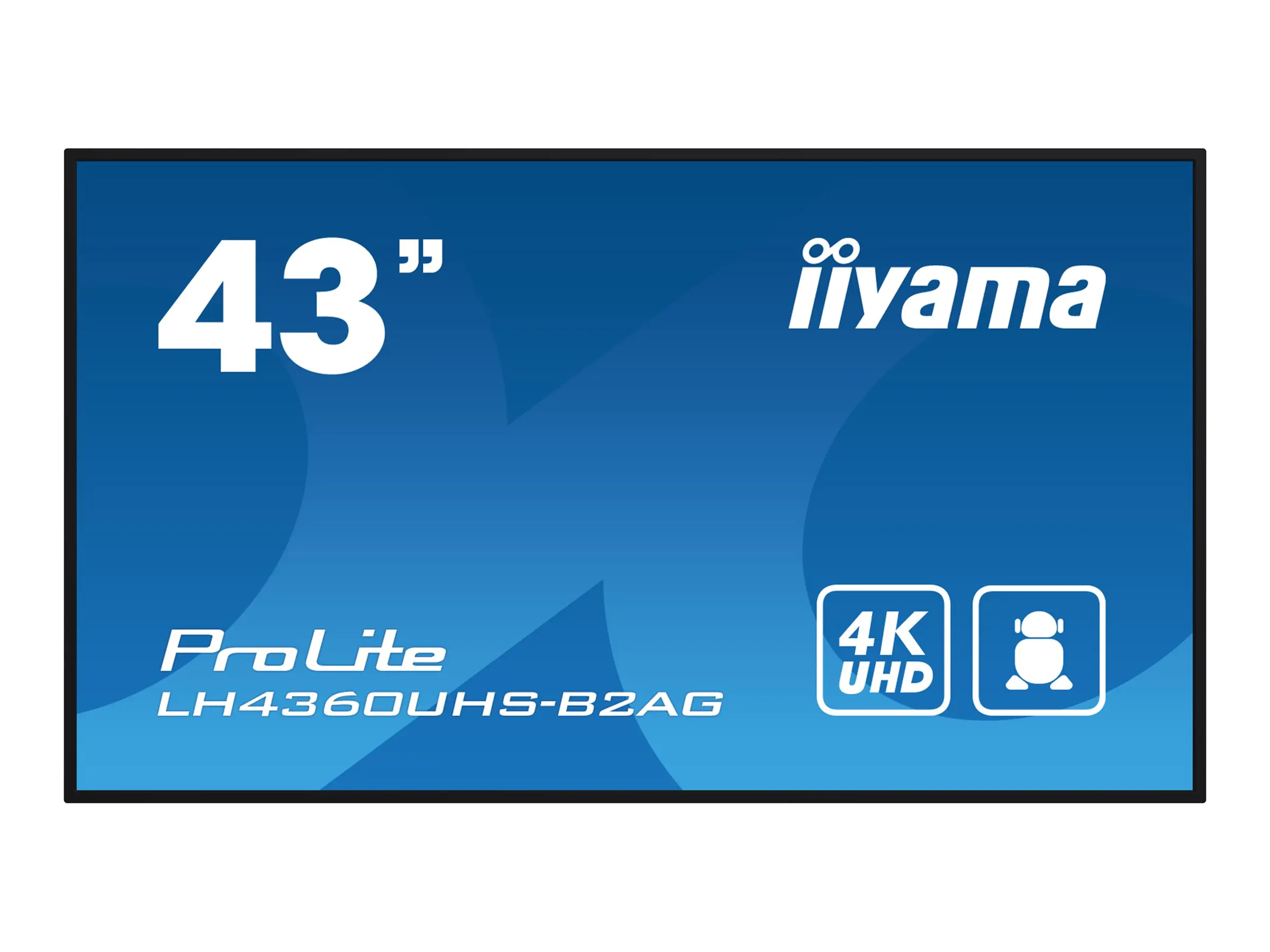 Iiyama 108.0cm 42.5" LH4360UHS-B2AG 16 9 3xHDMI+2xUSB VA Speditionsversand - 42,5"