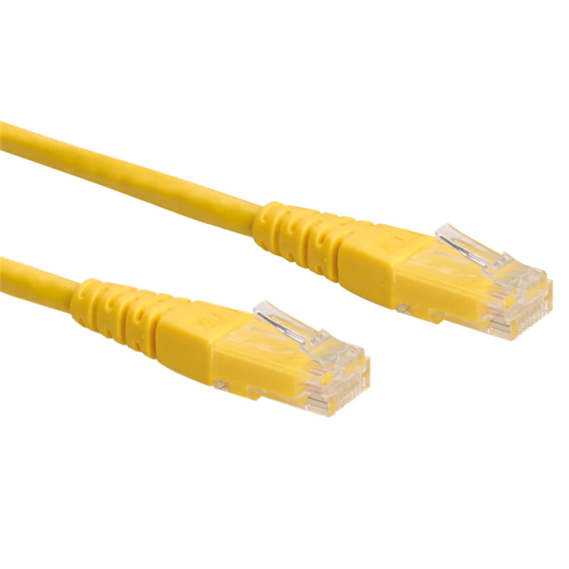 Roline - Patch-Kabel - RJ-45 (M) zu RJ-45 (M) - 2 m - UTP - CAT 6 - Gelb