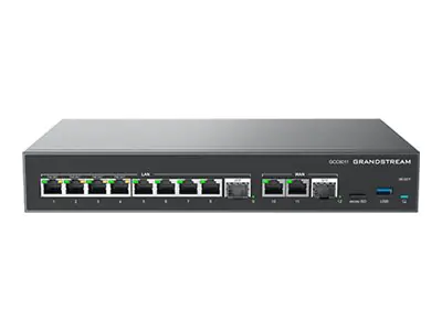 Grandstream GCC6000 Series GCC6011 - Switch - L3 - unmanaged - 10 x 10/100/1000 (PoE)
