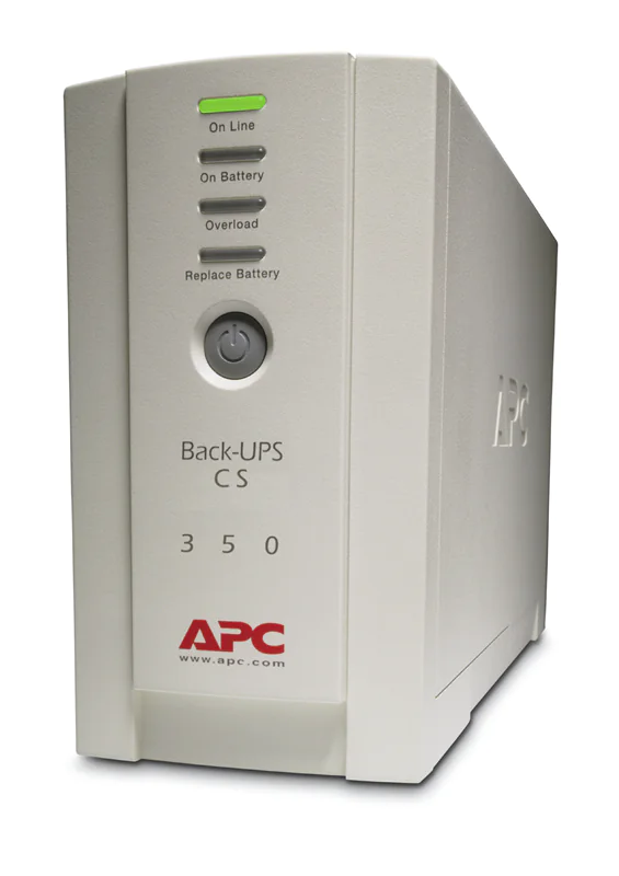 APC Back-UPS CS 350 - USV - Wechselstrom 230 V - 210 Watt - 350 VA - RS-232, USB - Ausgangsanschlüsse: 4 - beige