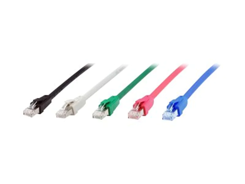 equip Pro - Patch-Kabel - RJ-45 (M) zu RJ-45 (M) - 5 m - SFTP, PiMF - CAT 8.1 - halogenfrei, verseilt - Grau