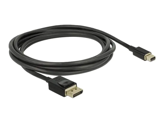 Delock - DisplayPort-Kabel - DisplayPort männlich zu Mini DisplayPort männlich - 2 m - Schwarz - 8K Unterstützung