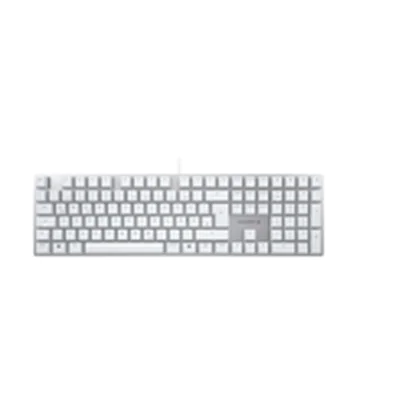 CHERRY KC 200 MX - Tastatur - USB - QWERTZ - Deutsch - Tastenschalter: CHERRY MX2A Brown - weiß - plastikfreie Verpackung