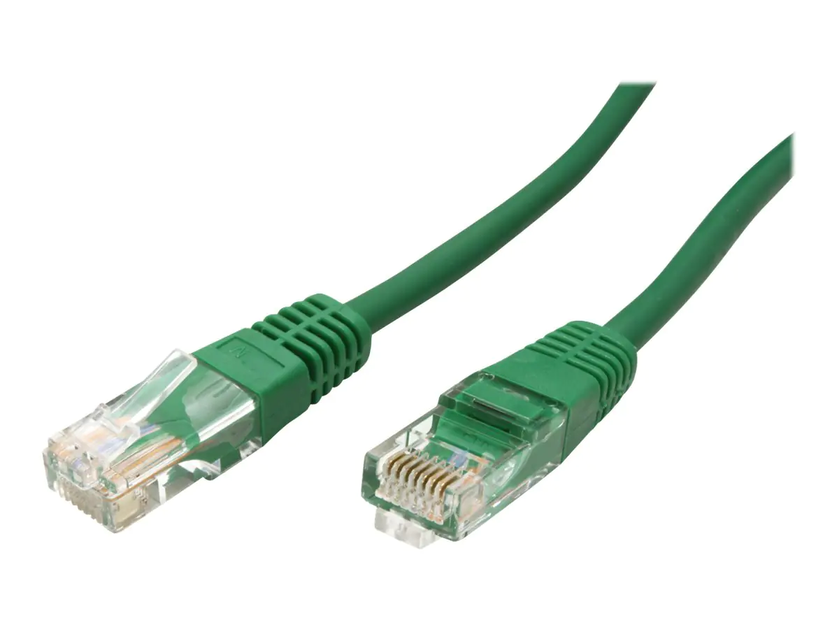 Roline - Patch-Kabel - RJ-45 (M) zu RJ-45 (M) - 5 m - UTP - CAT 5e - geformt - grün