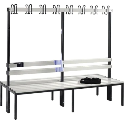 C+P Garderobenbank 8052200S10005 1650x1960x756mm sgr/lgr